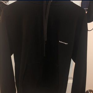 Balenciaga small Logo Hoodie